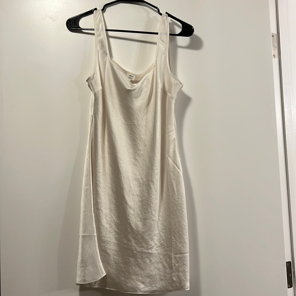 Satin slip dress